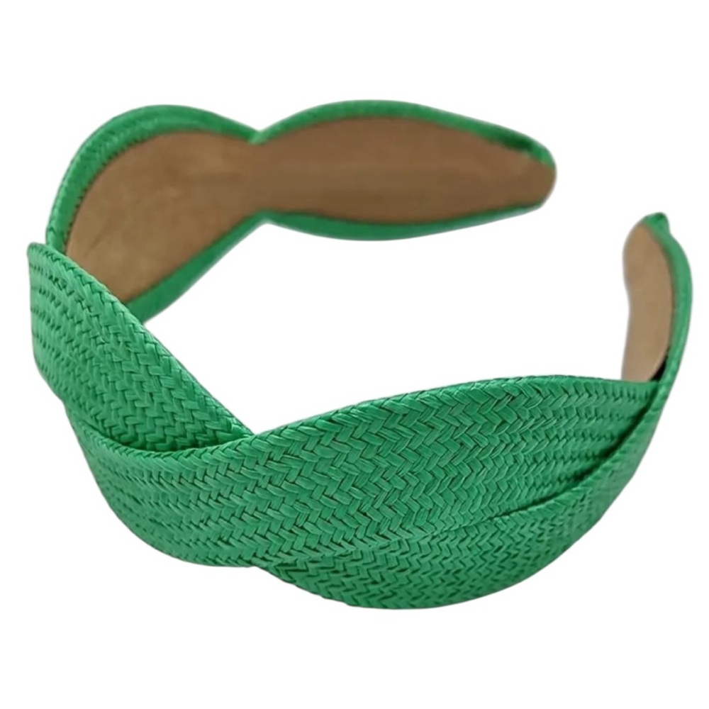 Green Braided Headband